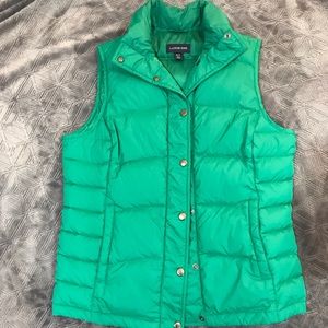 ⚠️Lands End green puffer vest⚠️